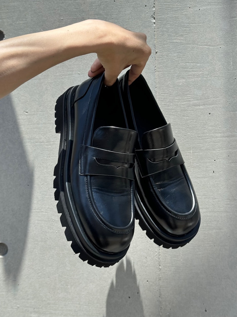 受注制【Chikashitsu +】double sole loafer