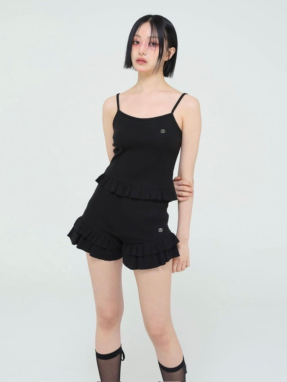 【Uglyshadow】US RUFFLE SLEEVELESS