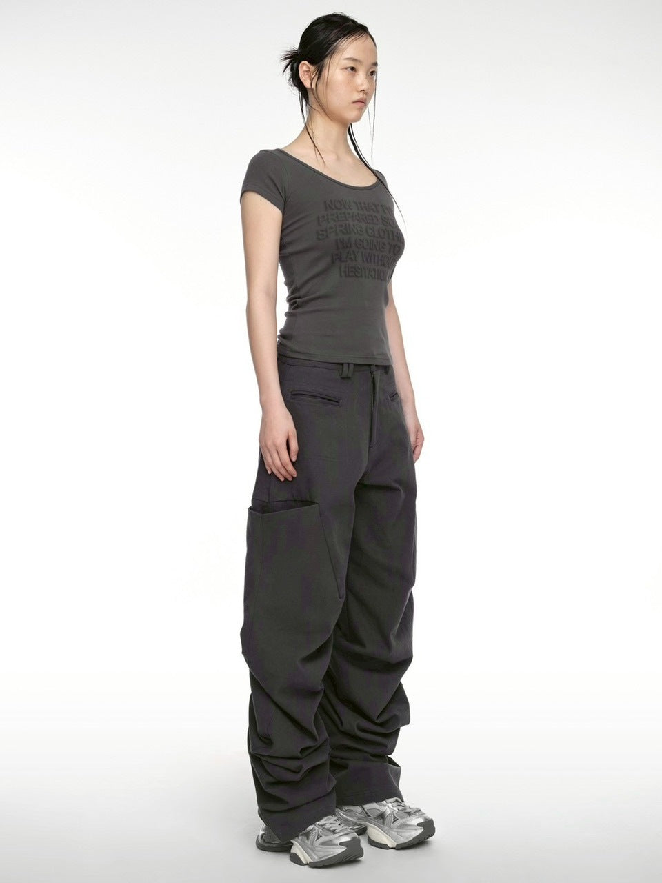 【NACHE】CONVEX PRINTED T-SHIRT