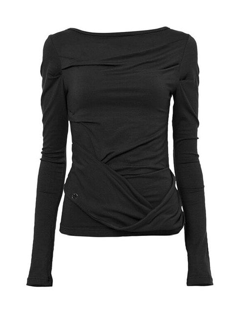 【FLAREUP】Drape Layered Long Sleeve