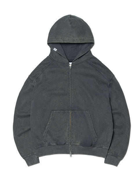 【NOMANUAL】M.L HOODED ZIP-UP / 【ノーマニュアル】ジップアップ長袖パーカー