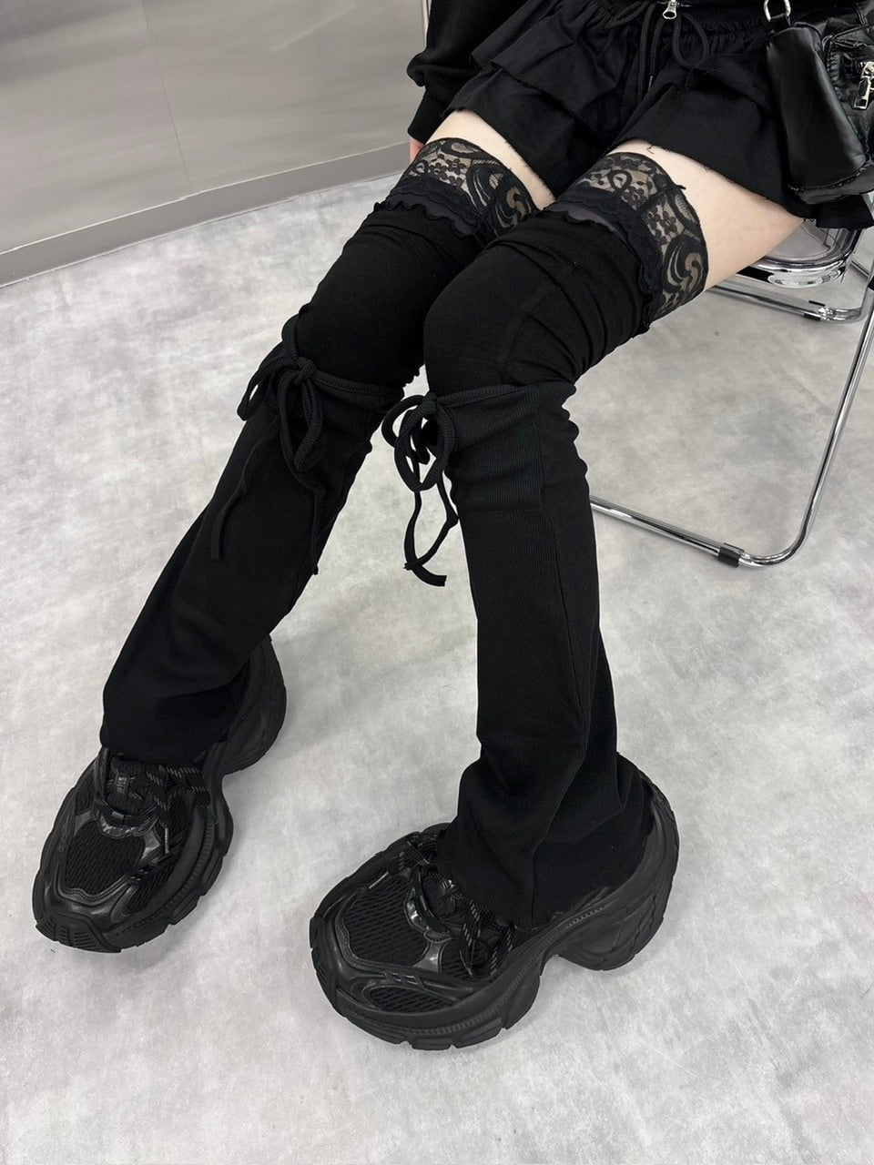 nmtc+】layered leg warmer (3color) – PRESSING WEB SHOP