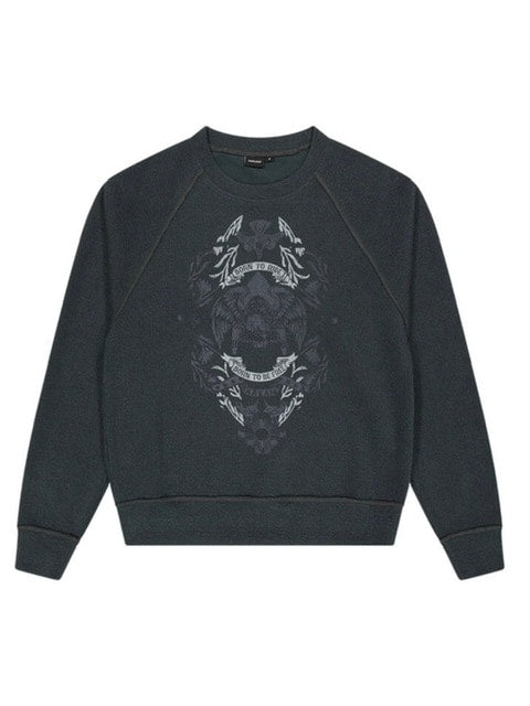 【AAKAM】Eagle Printed Knit / 【アーカム】イーグルプリント長袖ニット