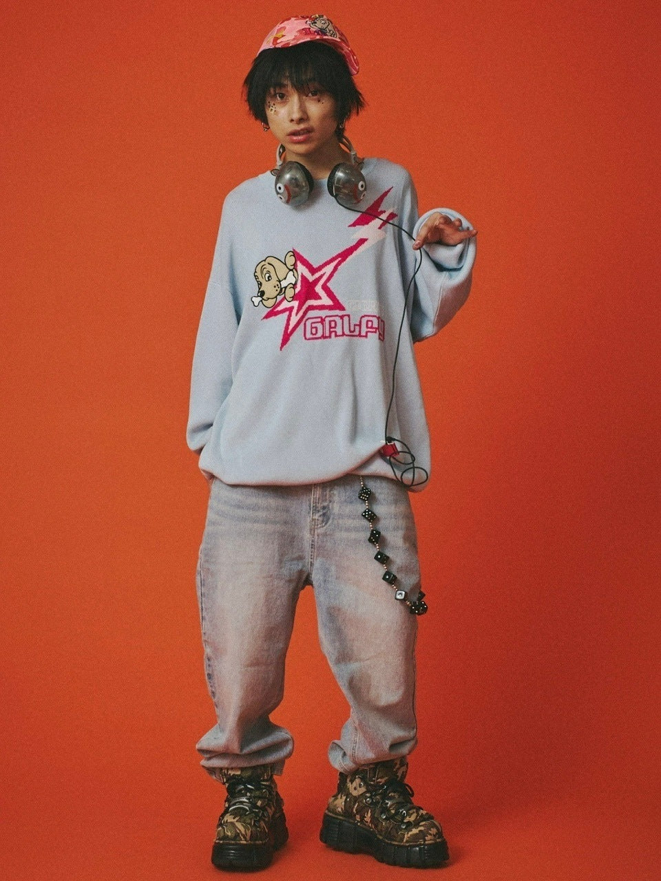 【GALFY】星のガルフィーニット / 【ガルフィー】ロゴ長袖セーター