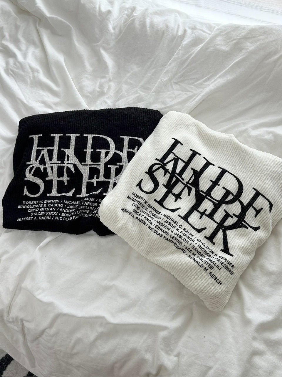 受注制【LUV CODE】knit hoodie (2color)