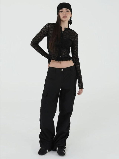 【Uglyshadow】OFFICIAL STRING CARGO PANTS