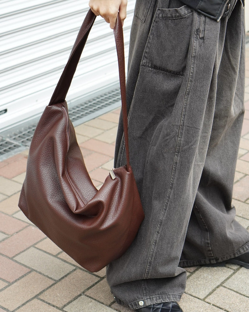 東京店WEB限定【Chikashitsu +】eco leather cross bag (2color)