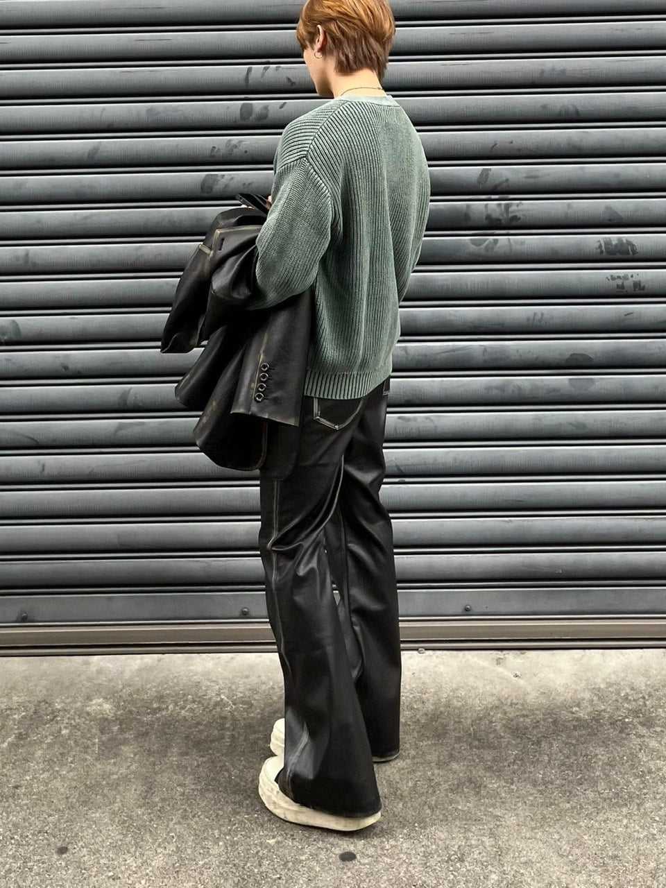 【Chikashitsu +】dirty wash cotton cardigan (3color) / 【チカシツプラス】ダーティウォッシングコットンクロップカーディガン