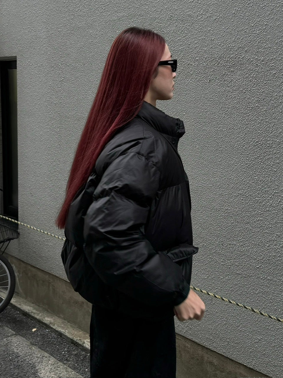 受注制【Chikashitsu +】unisex padding heat jacket (3color)