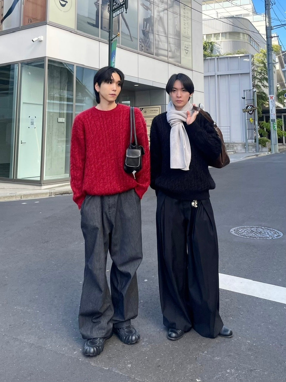 受注制【Chikashitsu +】angora like cable knit (3color)