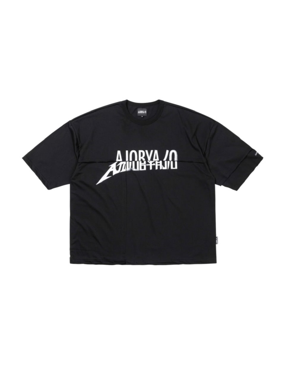 【AJOBYAJO】Tri Logo Mixed T-Shirt