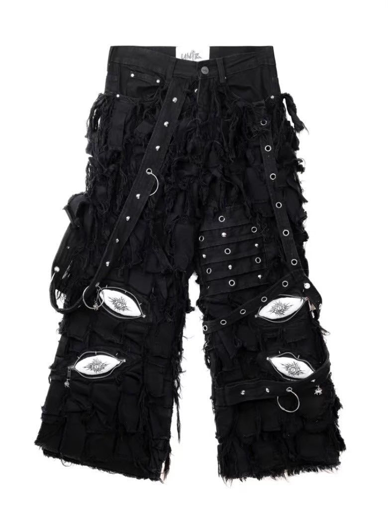 UNIZ】BLACK MONSTER PANTS / 【ユニズ】ブラックモンスターダメージ