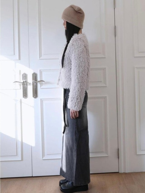 【Uglyshadow】PUPPY JACKET / 【アグリーシャドウ】パピーファー長袖ジャケット