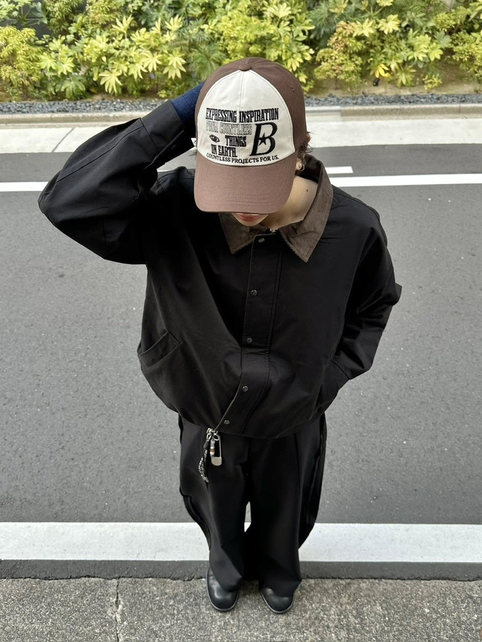 【youll】2tuck slit curve slacks