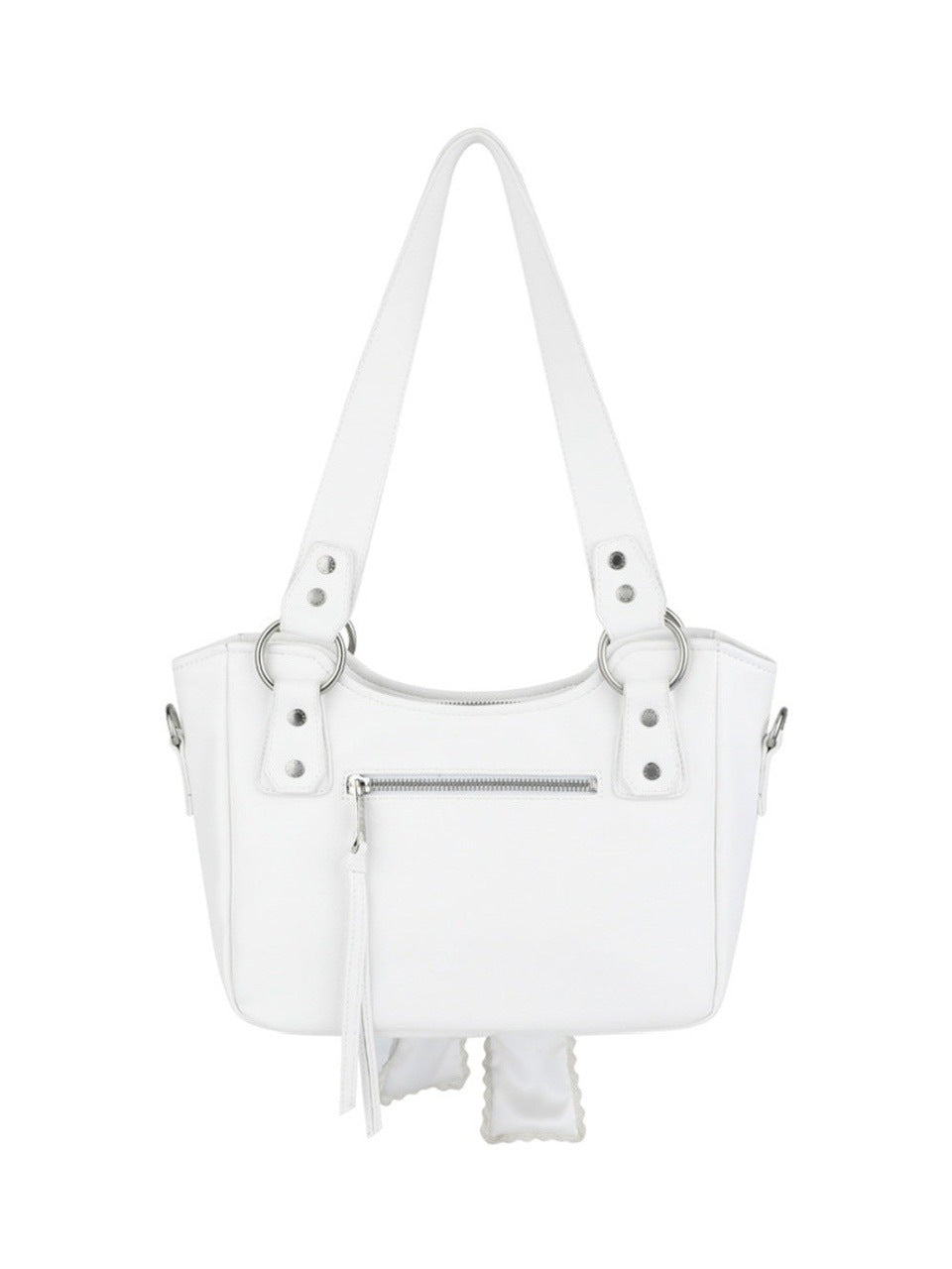 【IUGAMAKARAS】Laced Ribbon Leather Shoulder Bag