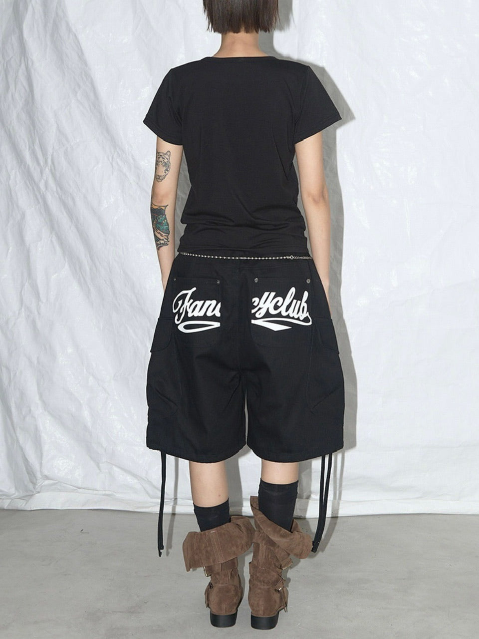 【FANCY CLUB】DUAL CHARM NECKLACE TEE / 【ファンシークラブ】チャームネックレスプリント半袖Tシャツ