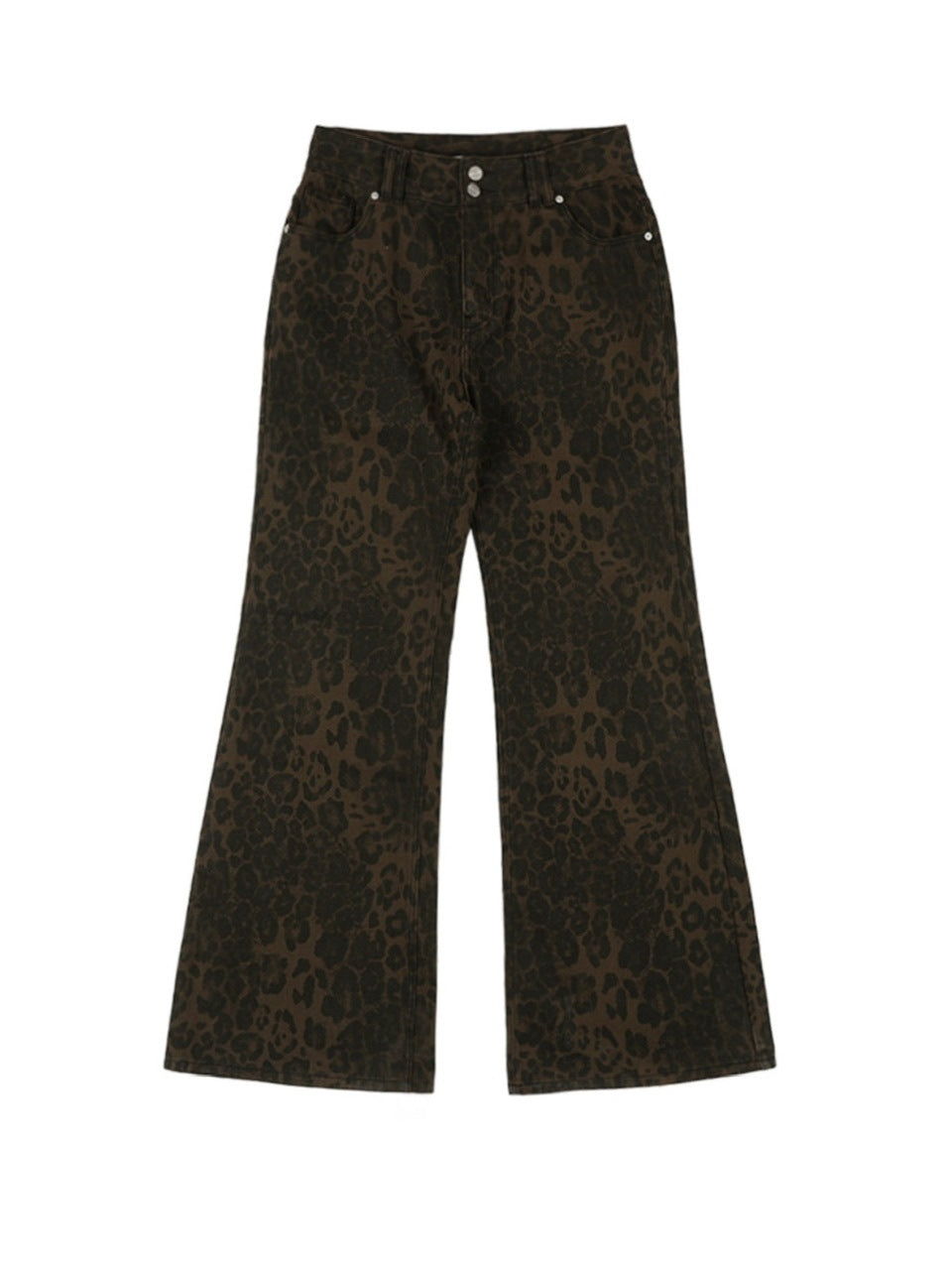 【FANCY CLUB】LEOPARD BOOTCUT PANTS