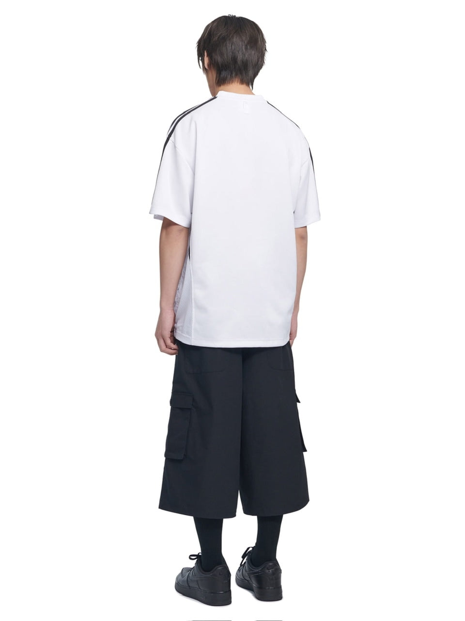 【NOMANUAL】SWEEP BASEBALL JERSEY / 【ノーマニュアル】ベースボールジャージロゴ半袖Tシャツ