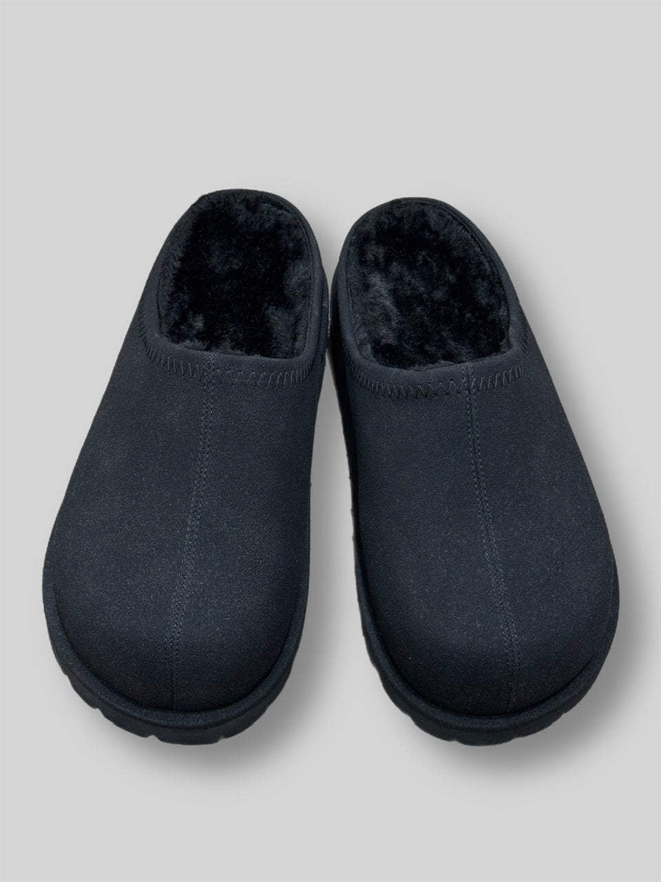 受注制【Chikashitsu +】volume toe suede mule (2color)