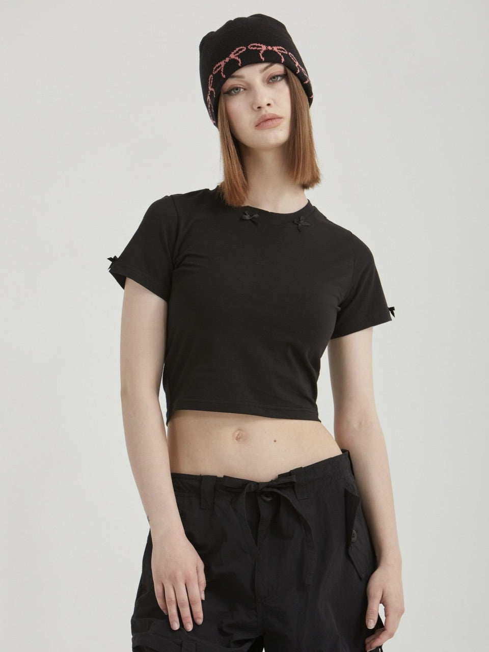 【GATELESS】RIBBON BEANIE