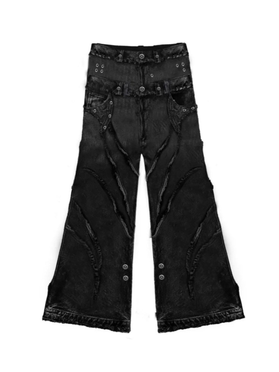 【Cozy world Wide】00 KNIGHT CLUB BAGGY FLARE JEANS