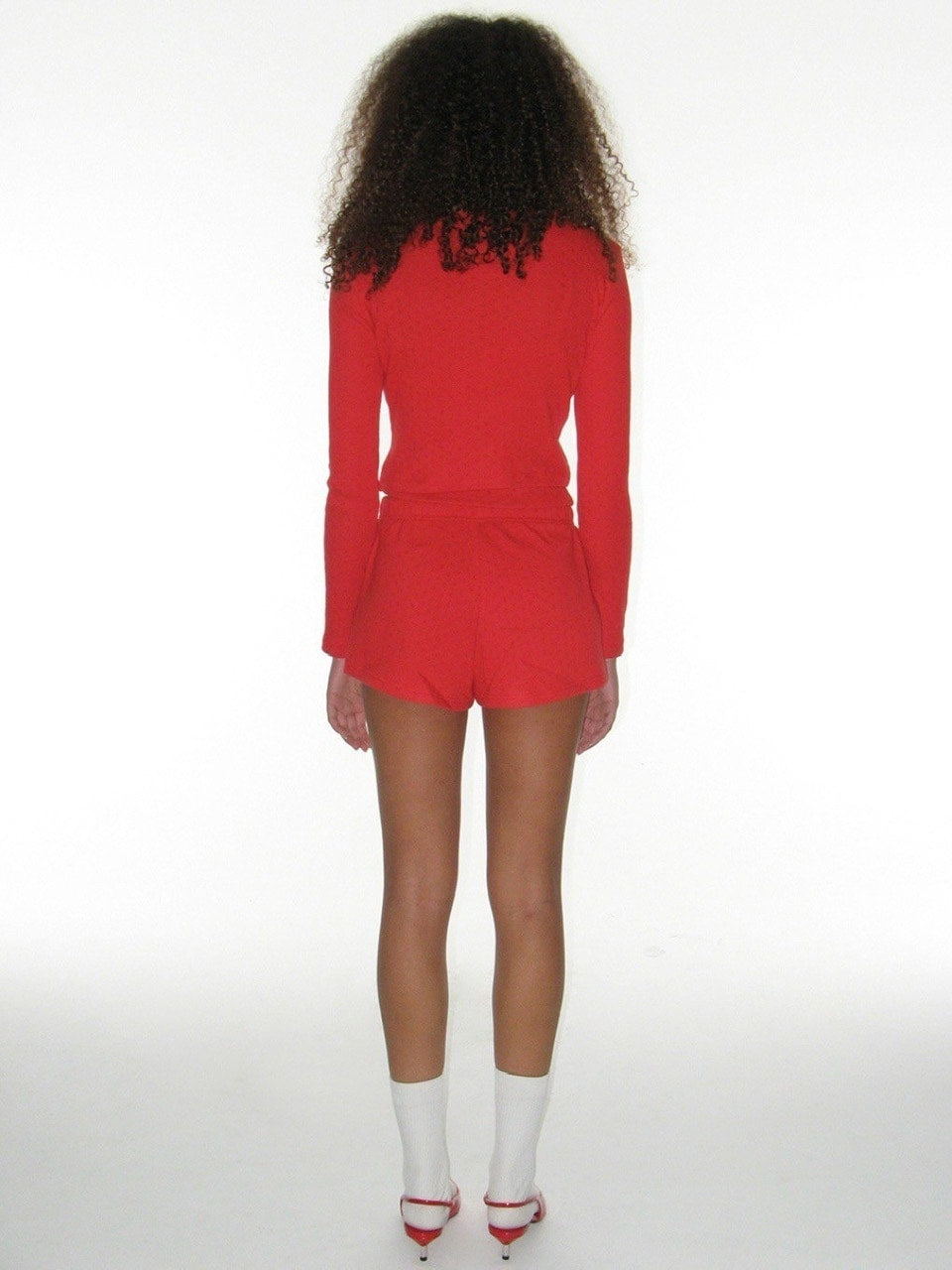 【CRANK】HEART BUTTON EYELET SHORTS