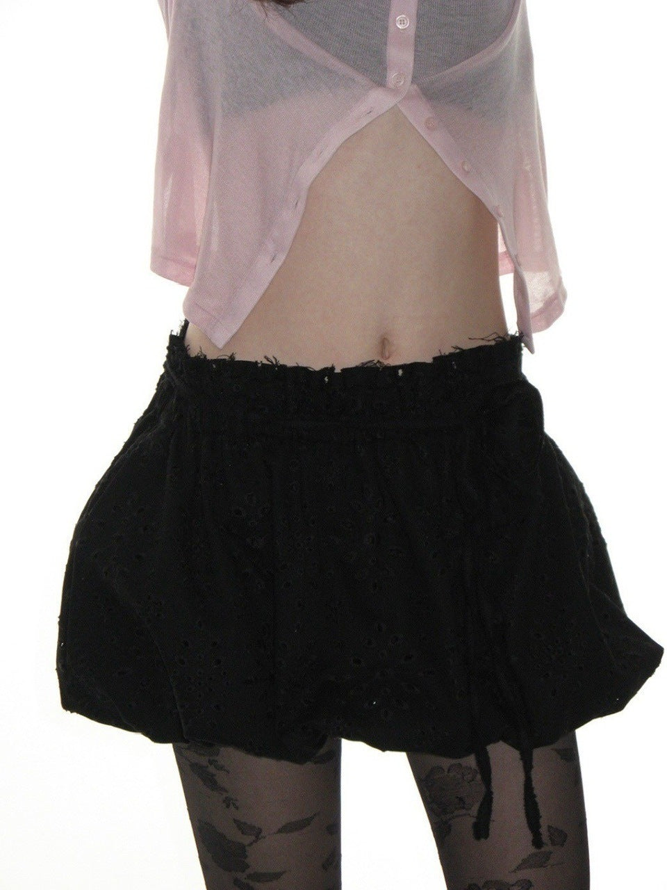 【CRANK】ROSE PUNCHING BALLOON SKIRT