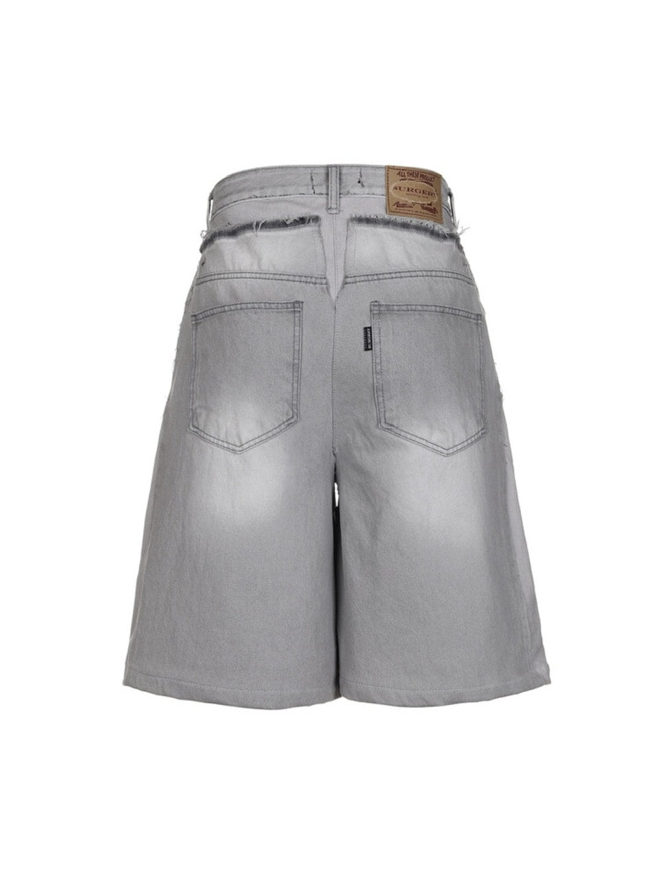 【SURGERY】remake denim bermuda pants / 【サージェリー】リメイバミューダデニムハーフパンツ