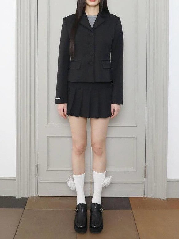 【Uglyshadow】BURTON MINI PLEATS SKIRT
