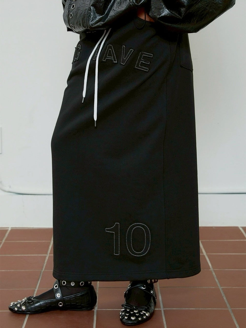 【ESC STUDIO】big waves long skirt