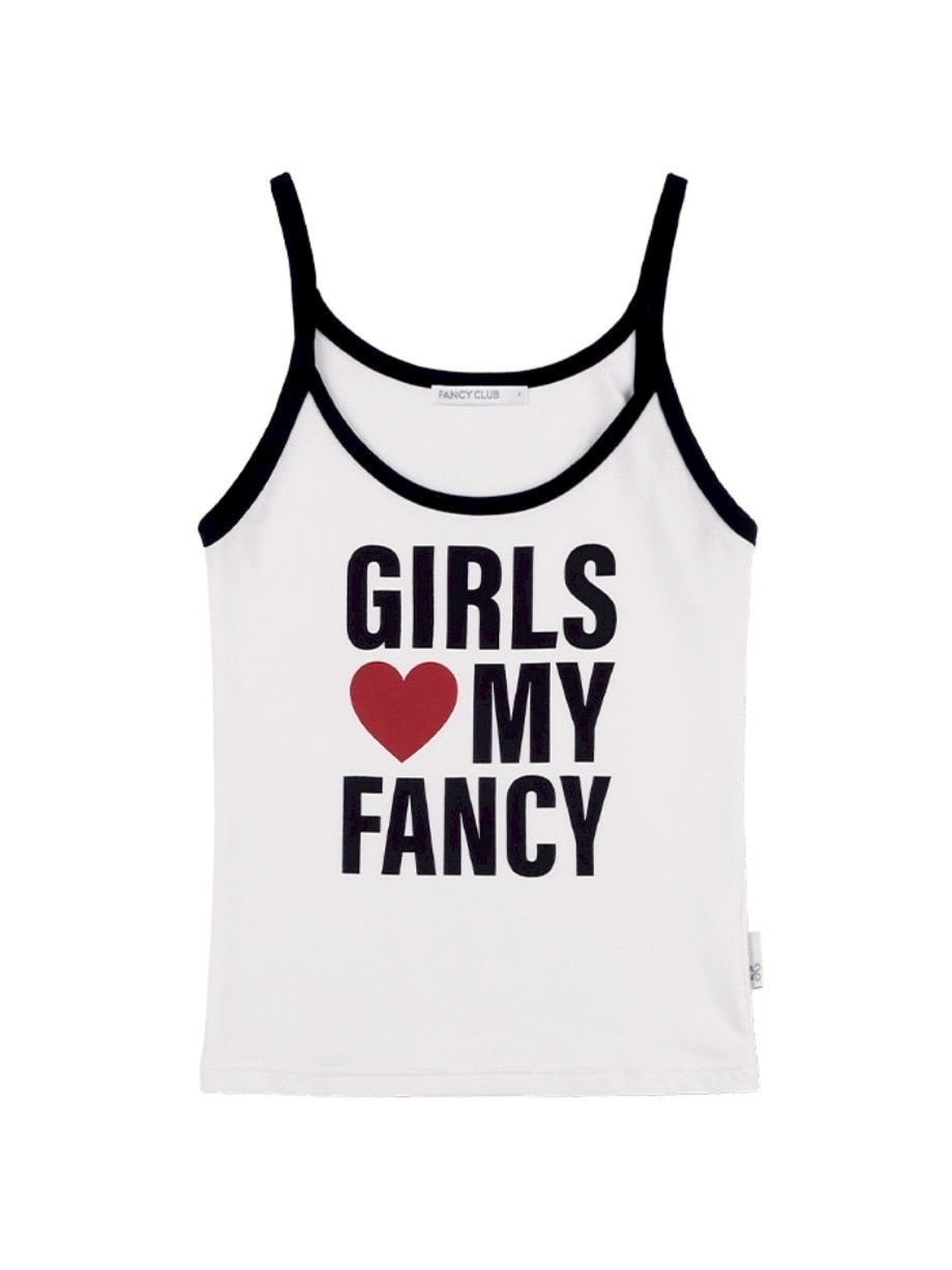【FANCY CLUB】GIRLS MY FANCY SLEEVELESS / 【ファンシークラブ】プリントキャミソール