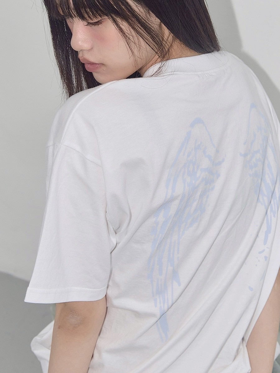 【FANCY CLUB】REBIRTH OF HEAVEN TEE / 【ファンシークラブ】ロゴ半袖Tシャツ