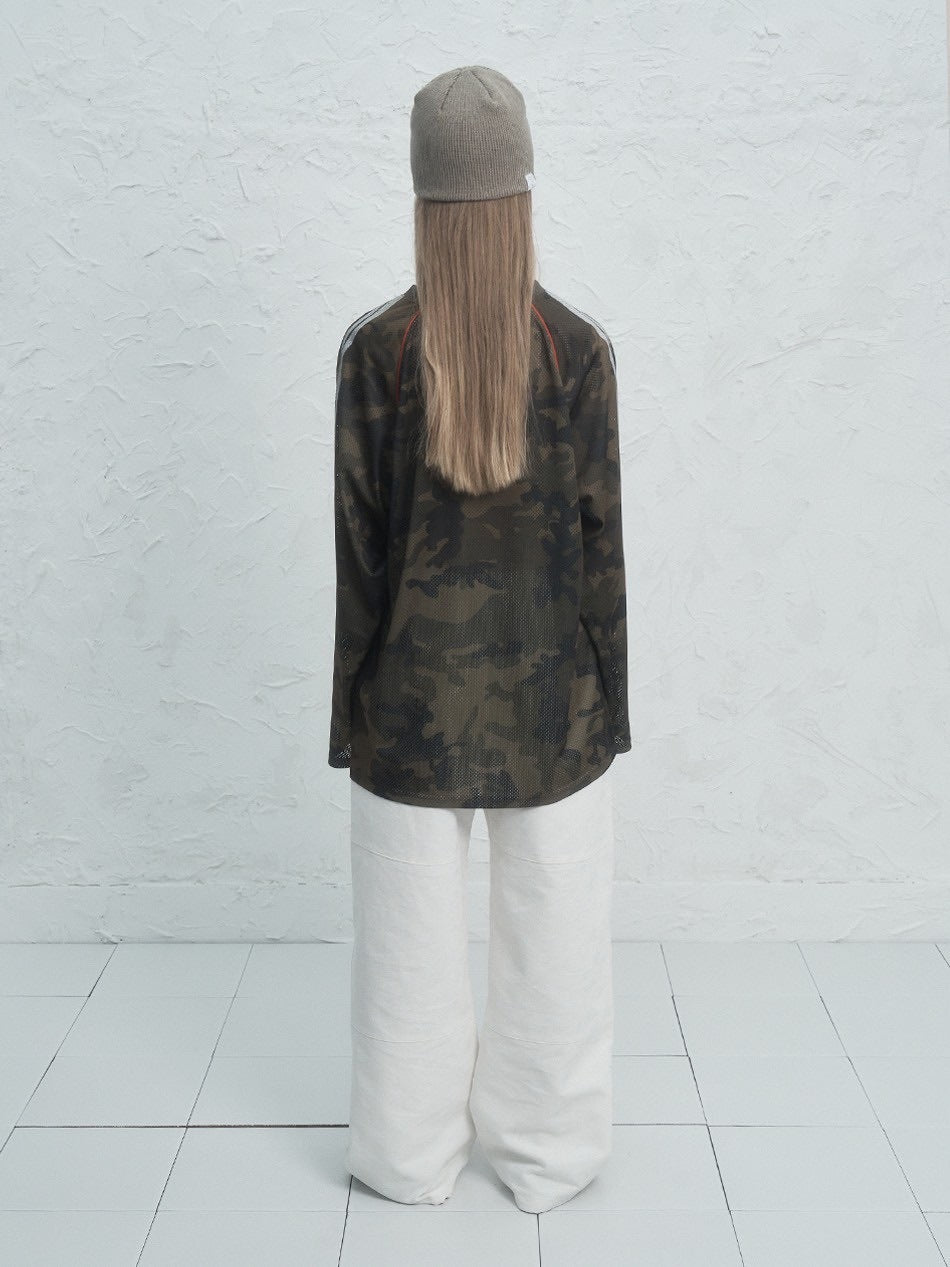 【SETUP‐EXE】V-NECK MESH SPORTS T