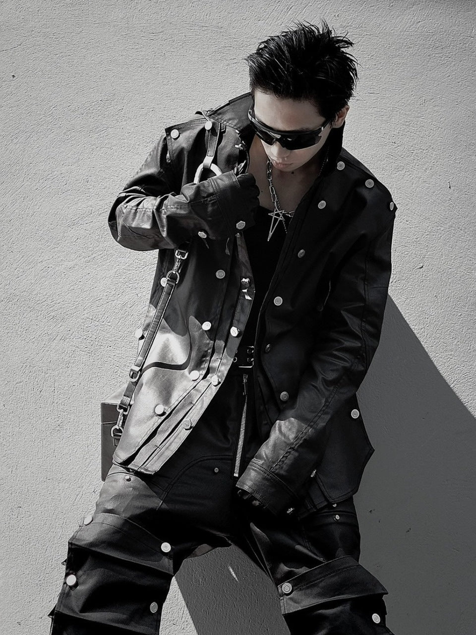 【RICH】Multi Button Denim Jacket