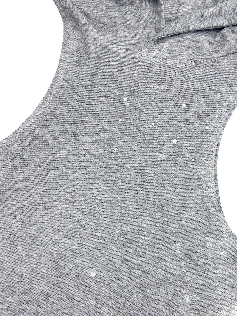 【HOLY NUMBER 7】GIRL'S HIP HOP CUBIC HOODIE SLEEVELESS