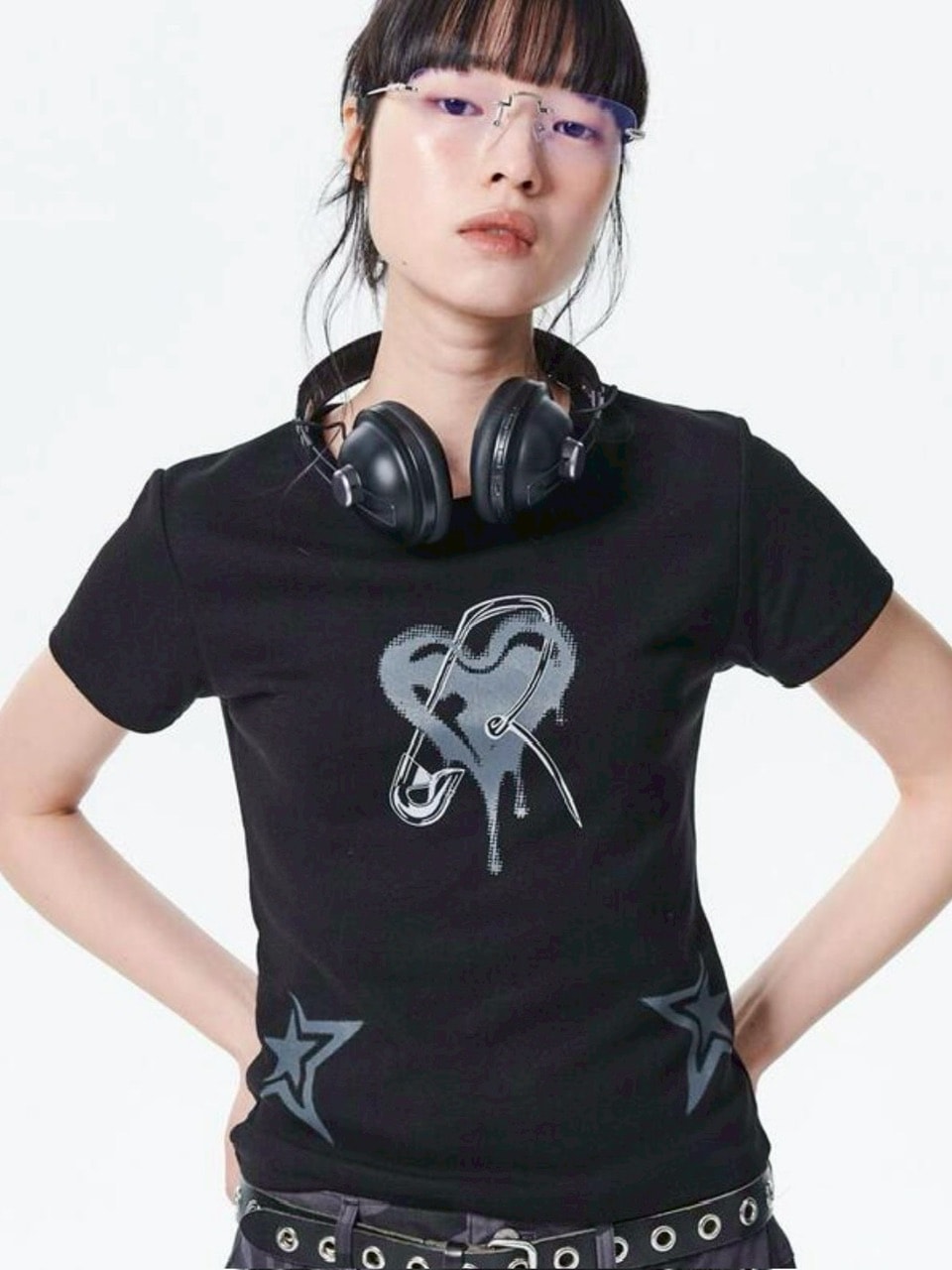 【runningHIGH】MELTING HEART H/S TEE