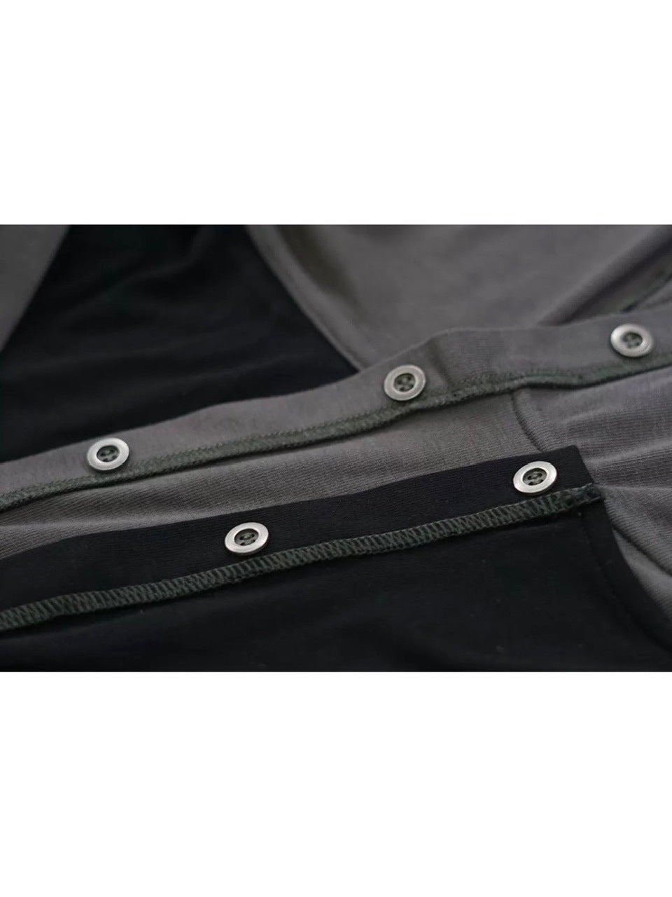 【Cest Nous】Two-in-One Hoodie / 【セヌー】レイヤードフード付き長袖トップス