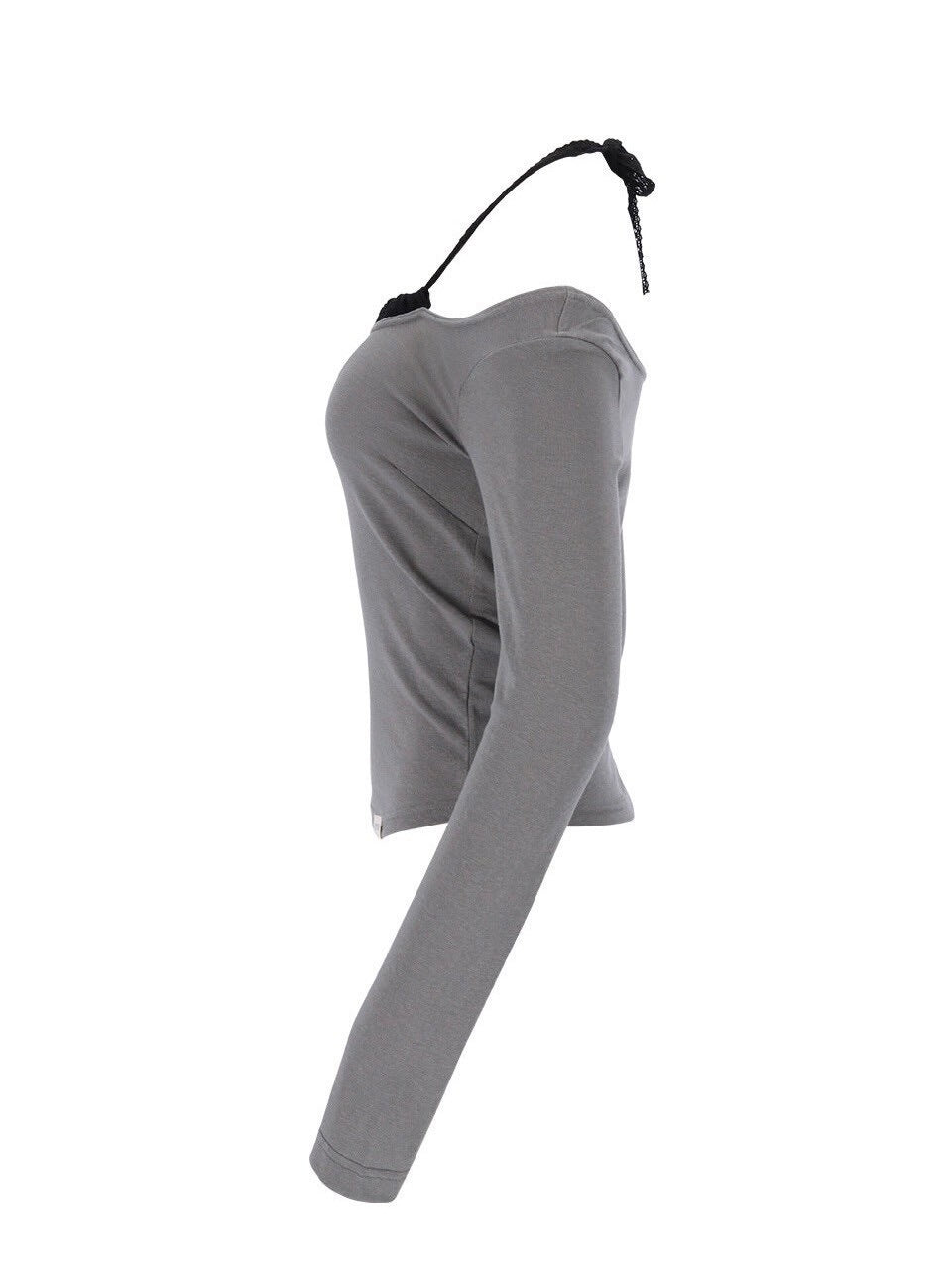 【SETSETSET】LACE HALTERNECK TEE