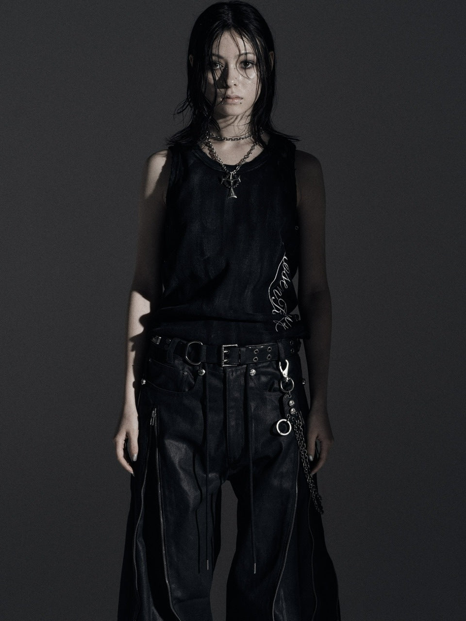 【Rosen Kreuz】ASHES HALO TANK TOP