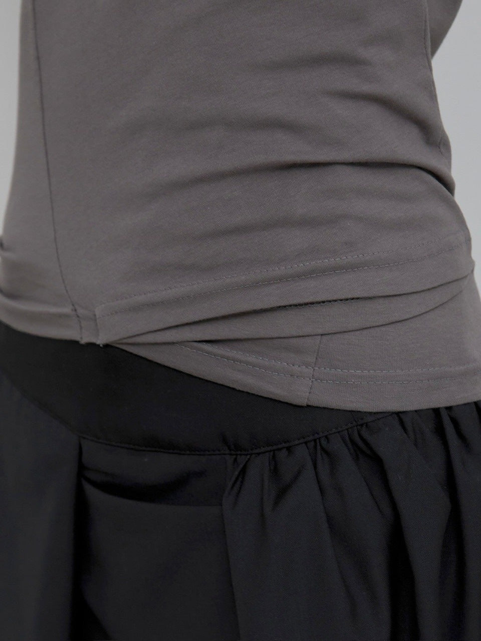 【FLAREUP】Asymmetrical Layered T-Shirt