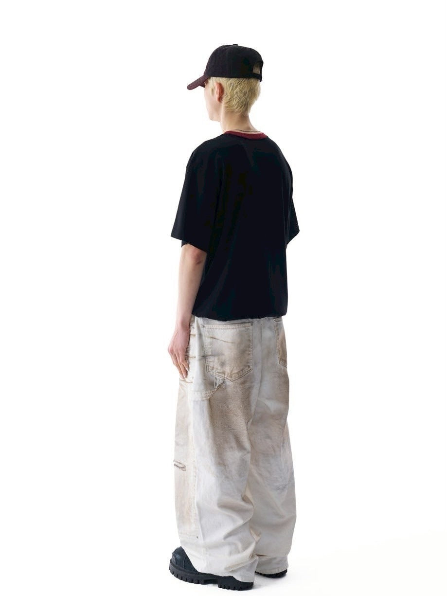 【AAKAM】ROCKSTAR Boucle Half Top