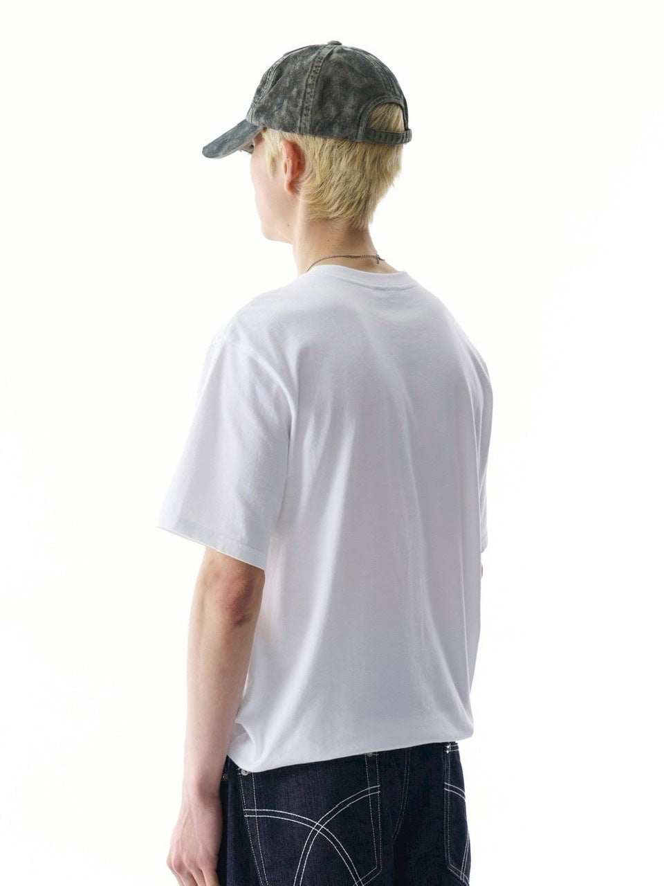 【AAKAM】CROS2 Printed Half Top