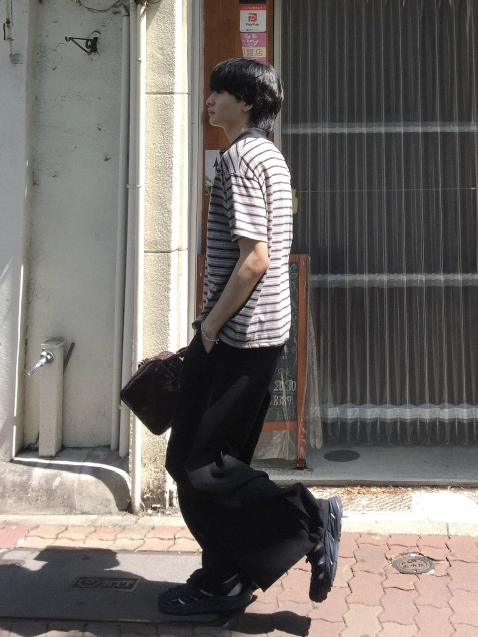 受注制【youll】cozy stripe polo tee (2color)