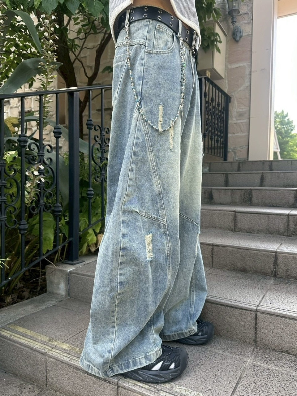 受注制【youll】vintage balloon denim pants