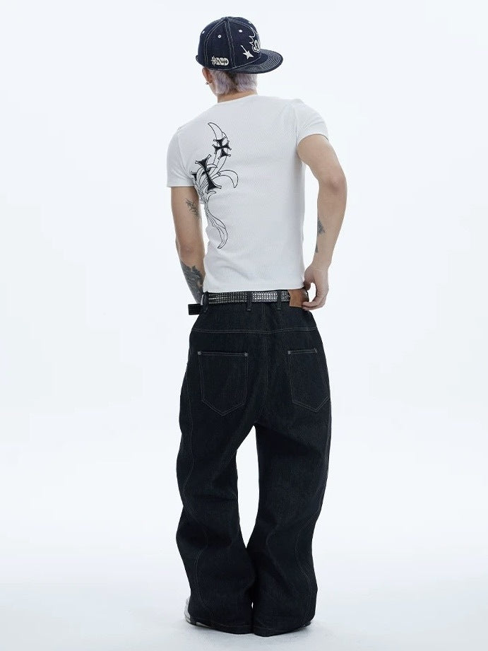 【DND4DES】HONEYSUCKLE CROSS T-SHIRT