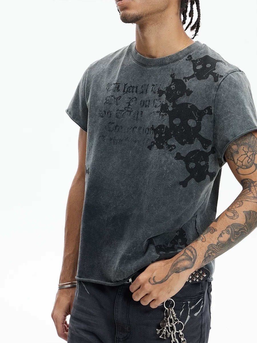 【DND4DES】SKULL WAISTCOAT T-SHIRT