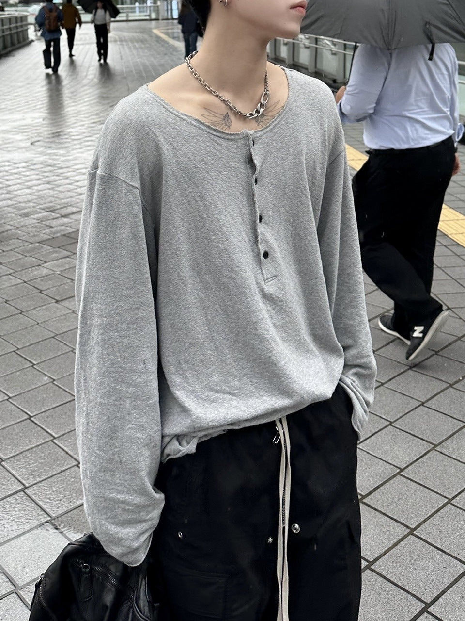 【CHIKASHITSU PLUS HIGH】Dual chain necklace