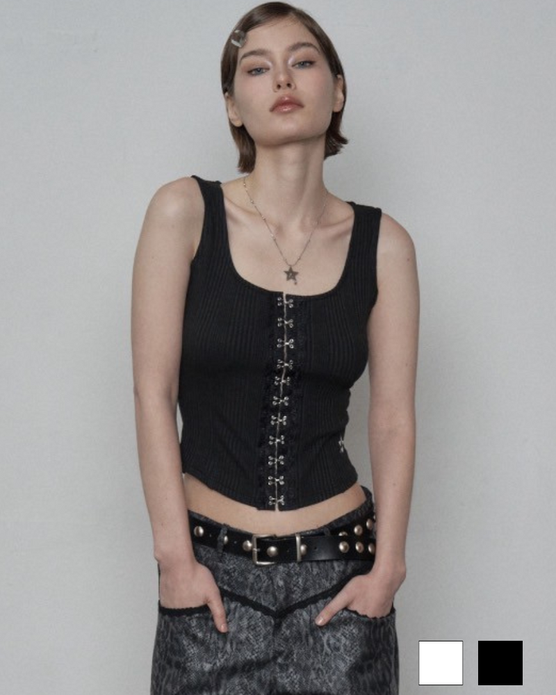 【SETUP‐EXE】LACE HOOK SLEEVELESS