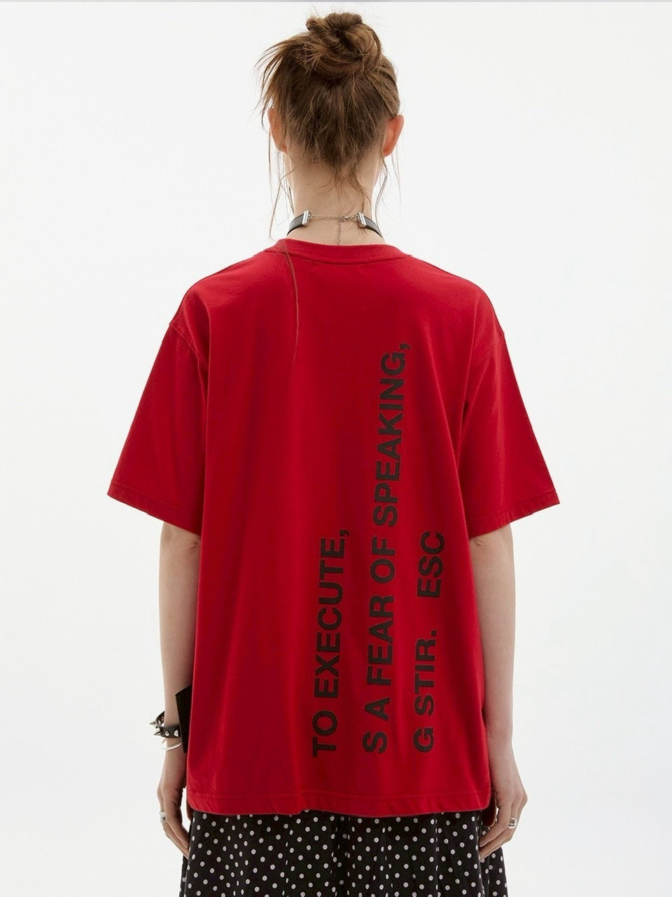 【ESC STUDIO】mega label t-shirt/ 【イーエスシーステュディオ】メガラベルロゴ半袖Tシャツ