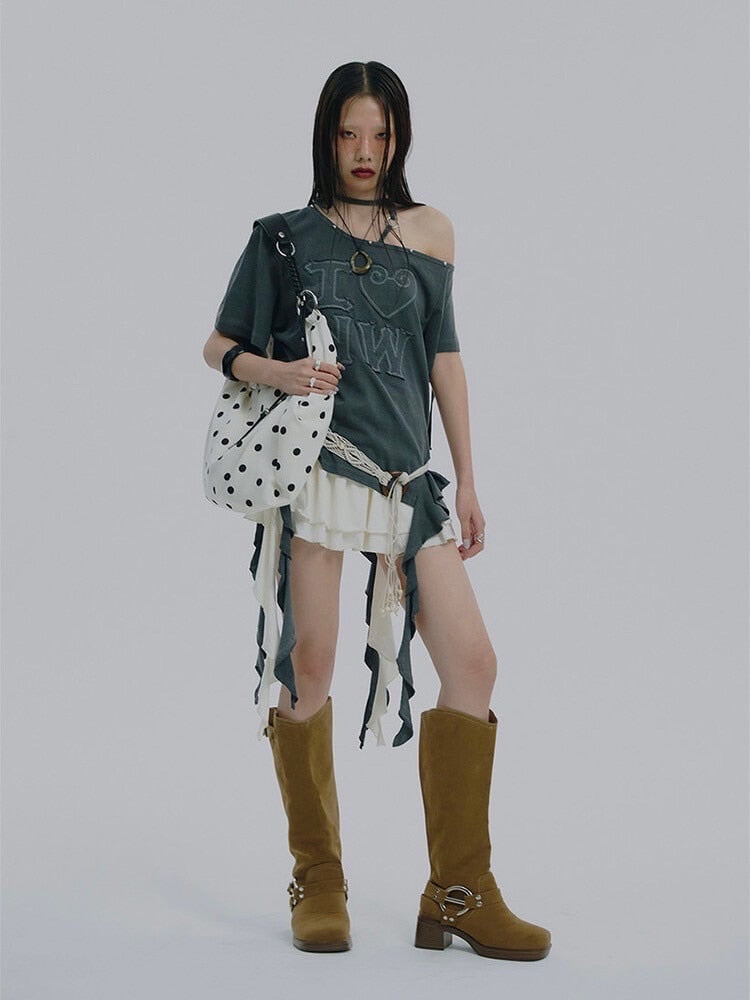 【NOT KNOWING】Braided Dot Shoulder Bag / 【ノットノーイング】ブレイデッドドットショルダーバッグ